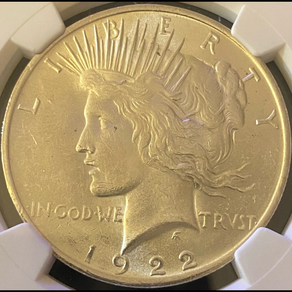 1922 Peace Dollar 100th Anniversary - Uncirculated - NGC Certified - MS 62